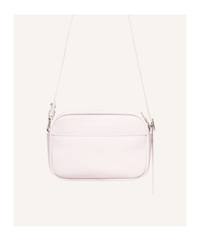 Courrèges Reedition Leather Shoulder Bag In White