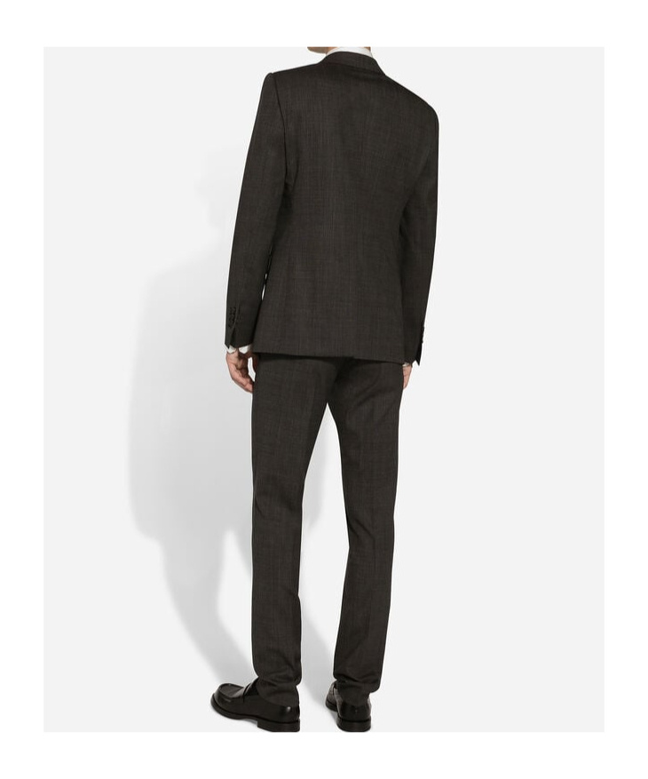 Dolce & Gabbana Striped Poplin Martini-fit Shirt In White