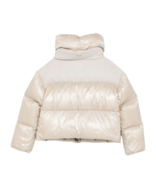 Herno Quilted Panelled Jacket In Neutral