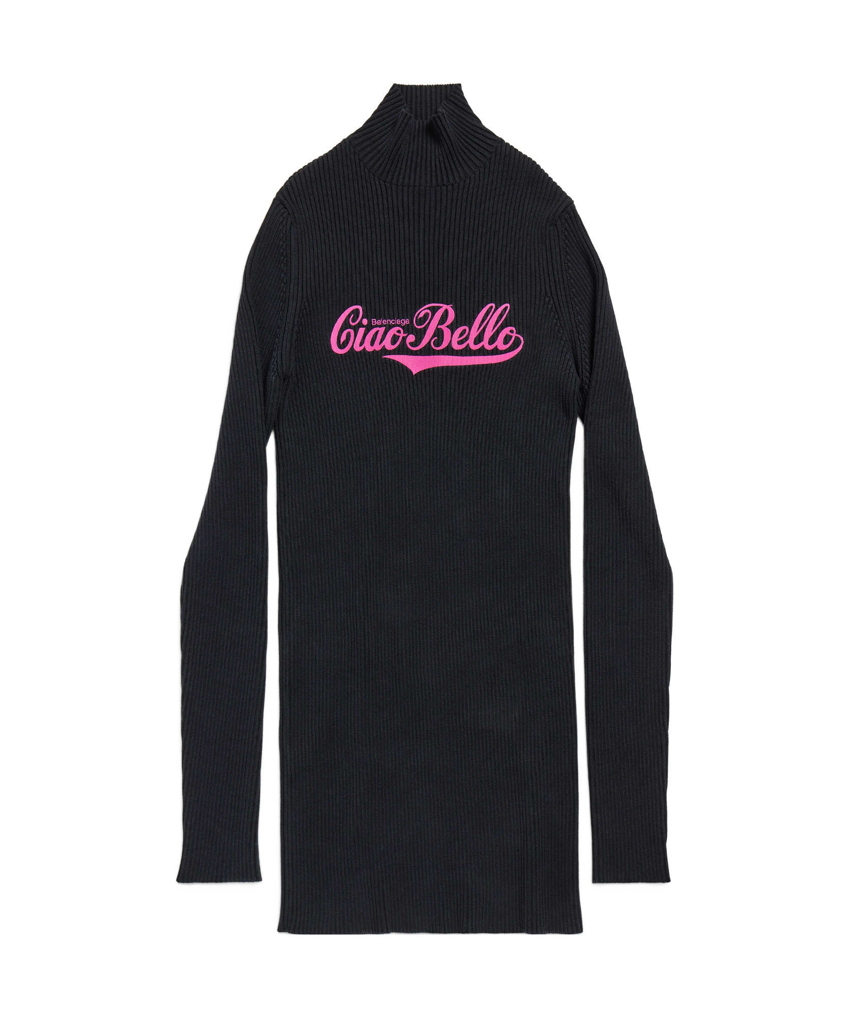 Balenciaga Turtleneck Sweater In Black