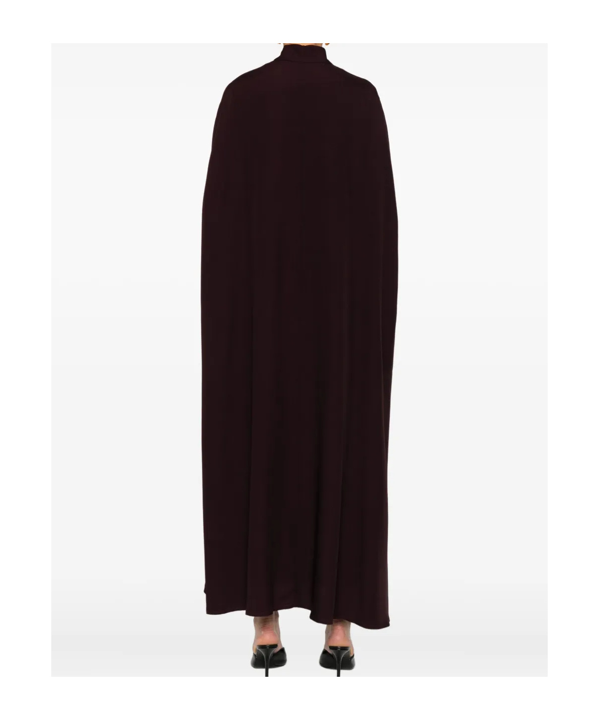 Raquel Diniz High-necked Cape In Black