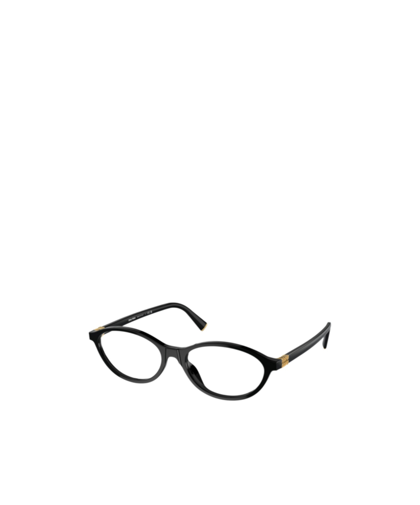 Miu Miu Logo Flat Mirror In Black