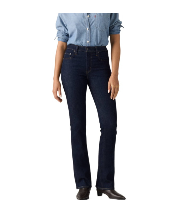 Levi's 725 High Rise Bootcut Jeans In Blue
