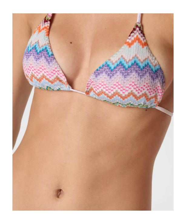 Missoni Chevron-pattern Bikini In Multi