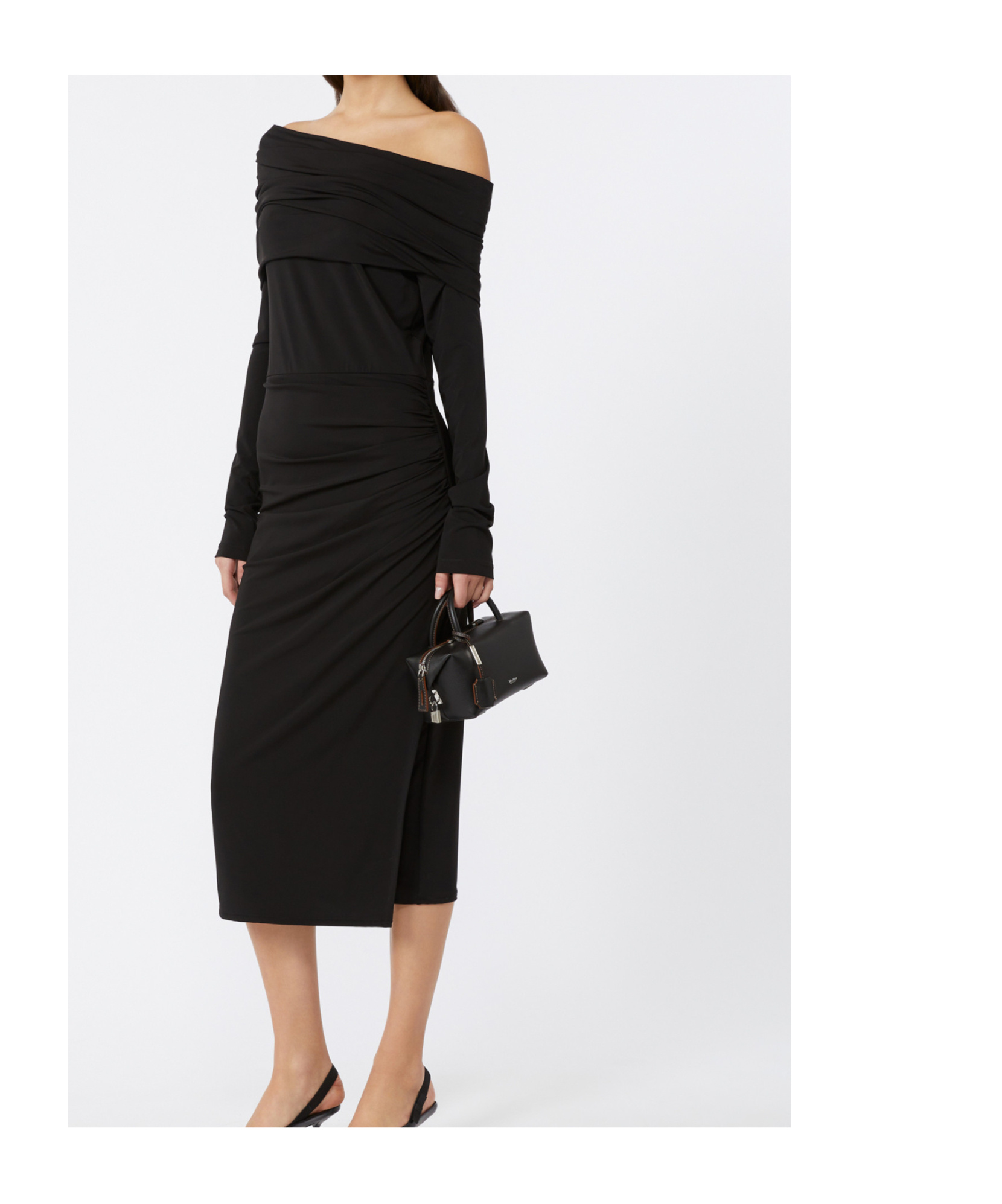 Max Mara Studio Maremar Dress In Black