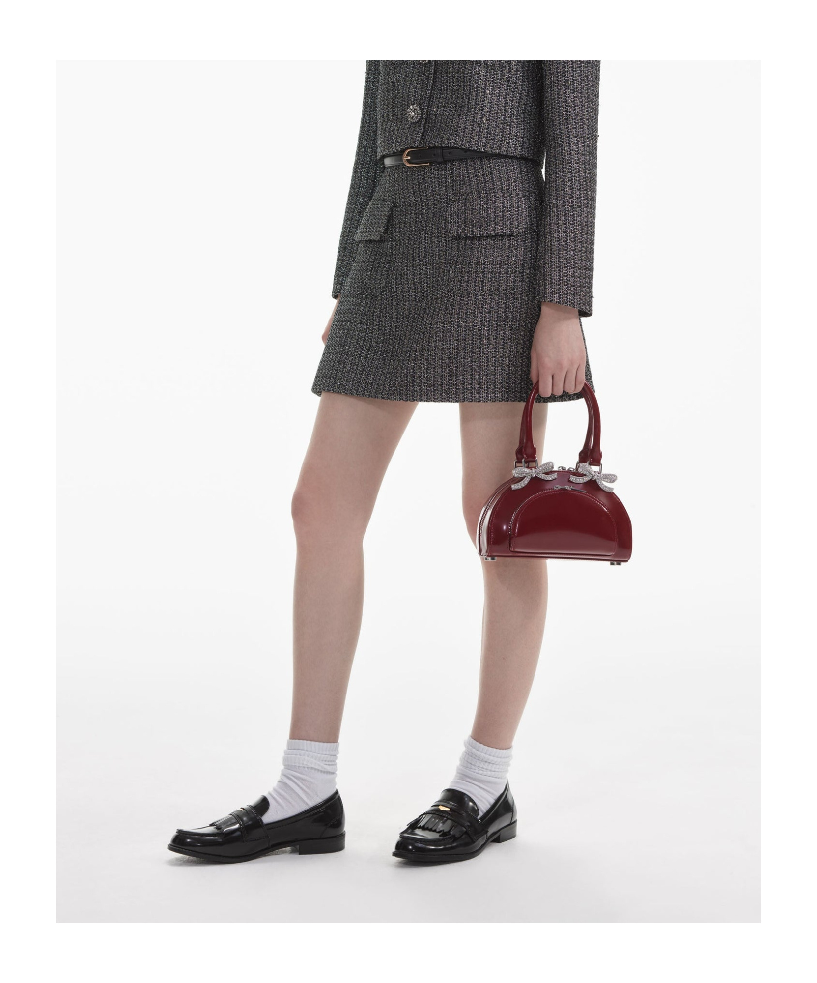 Self-portrait Circle Skirt In Black
