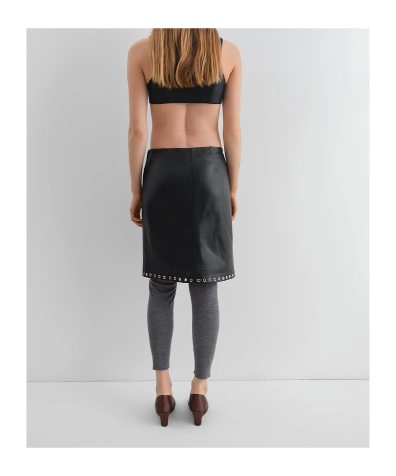 Gimaguas Low-waisted Skirt In Black