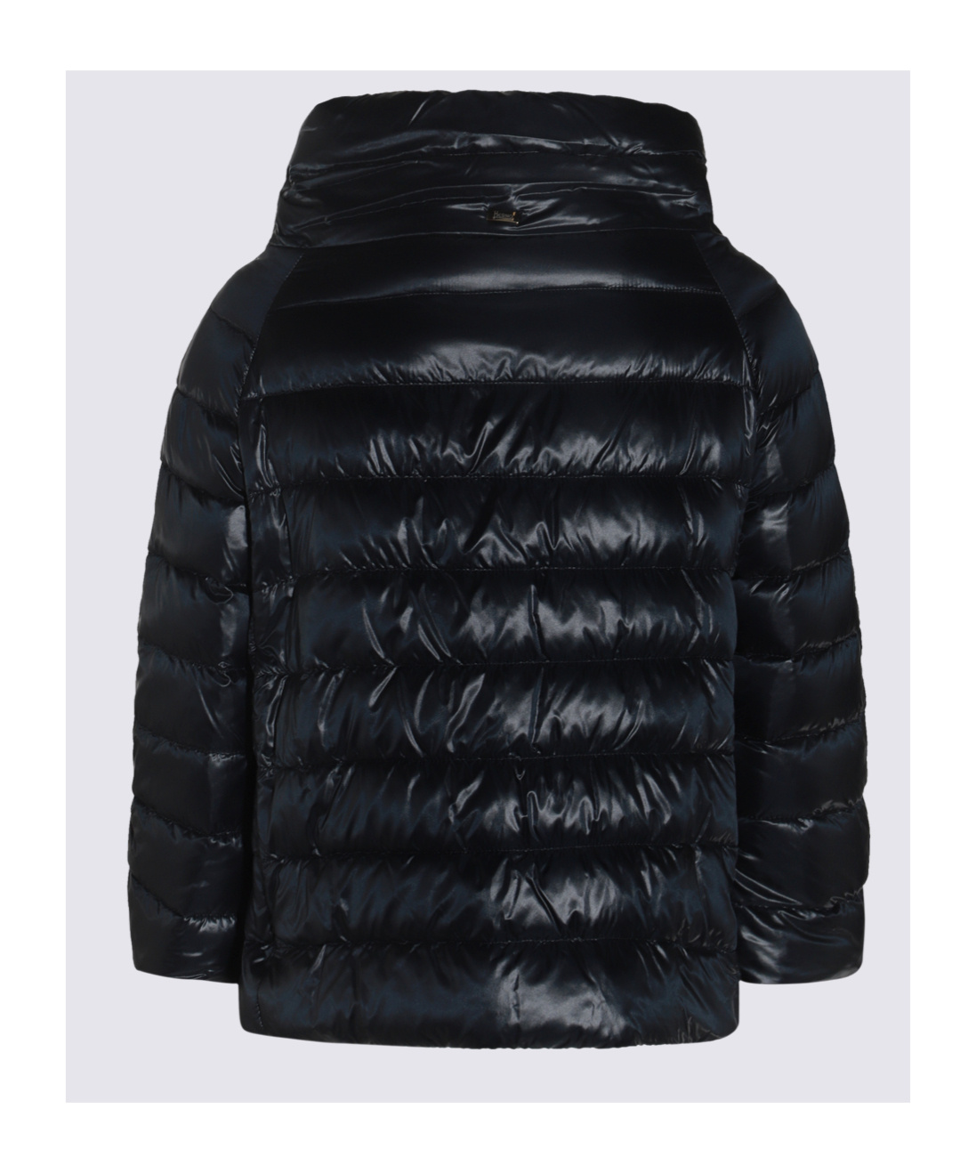 Herno Navy Blue Sofia Down Jacket In Black