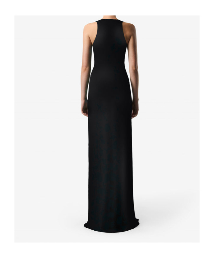 Coperni Women's Cut-out C-logo Dress In Black