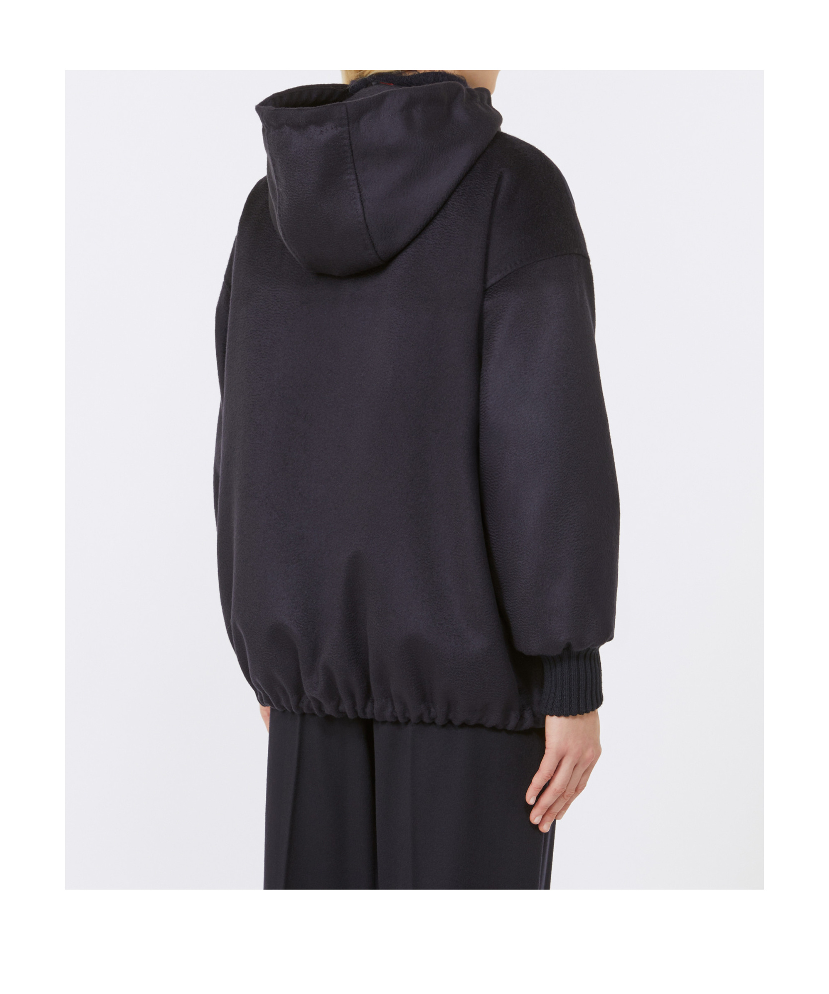 Max Mara Long-sleeved Casual Jacket In Blue