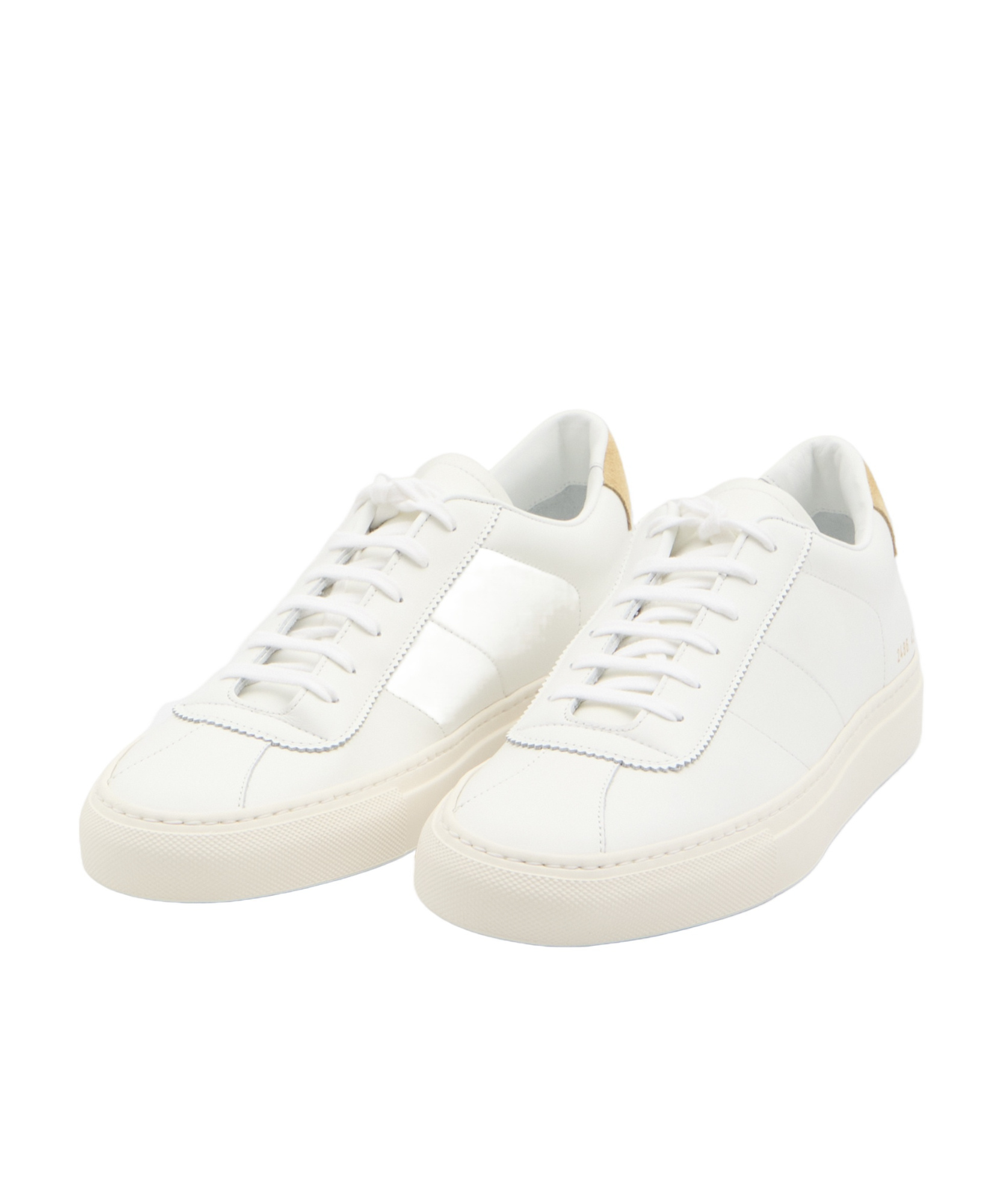 Common Projects Round Toe Sneakers In White