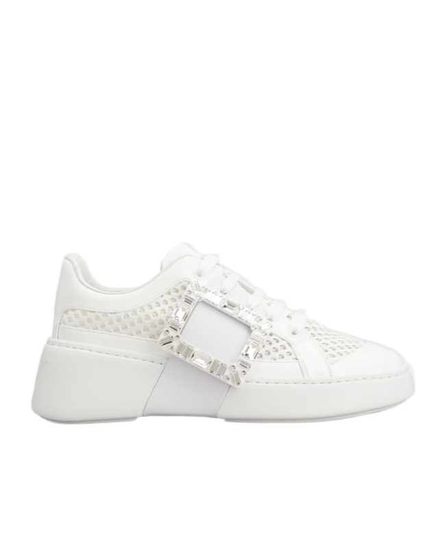 Roger Vivier Viv' Skate Sneakers In Fabric