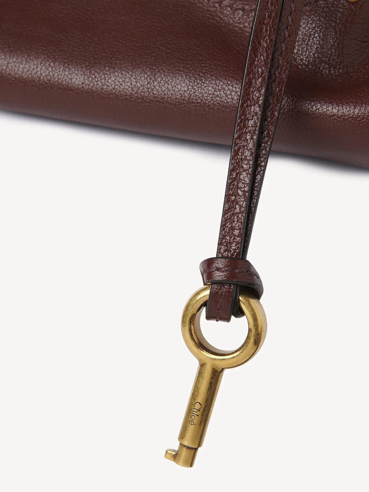 Chloé Paddington Small Leather Shoulder Bag In Brown