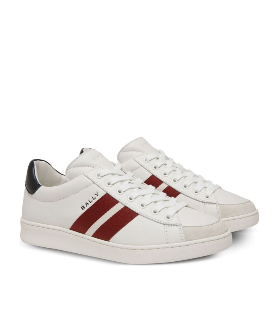 Bally Round-head Casual Shoes In White