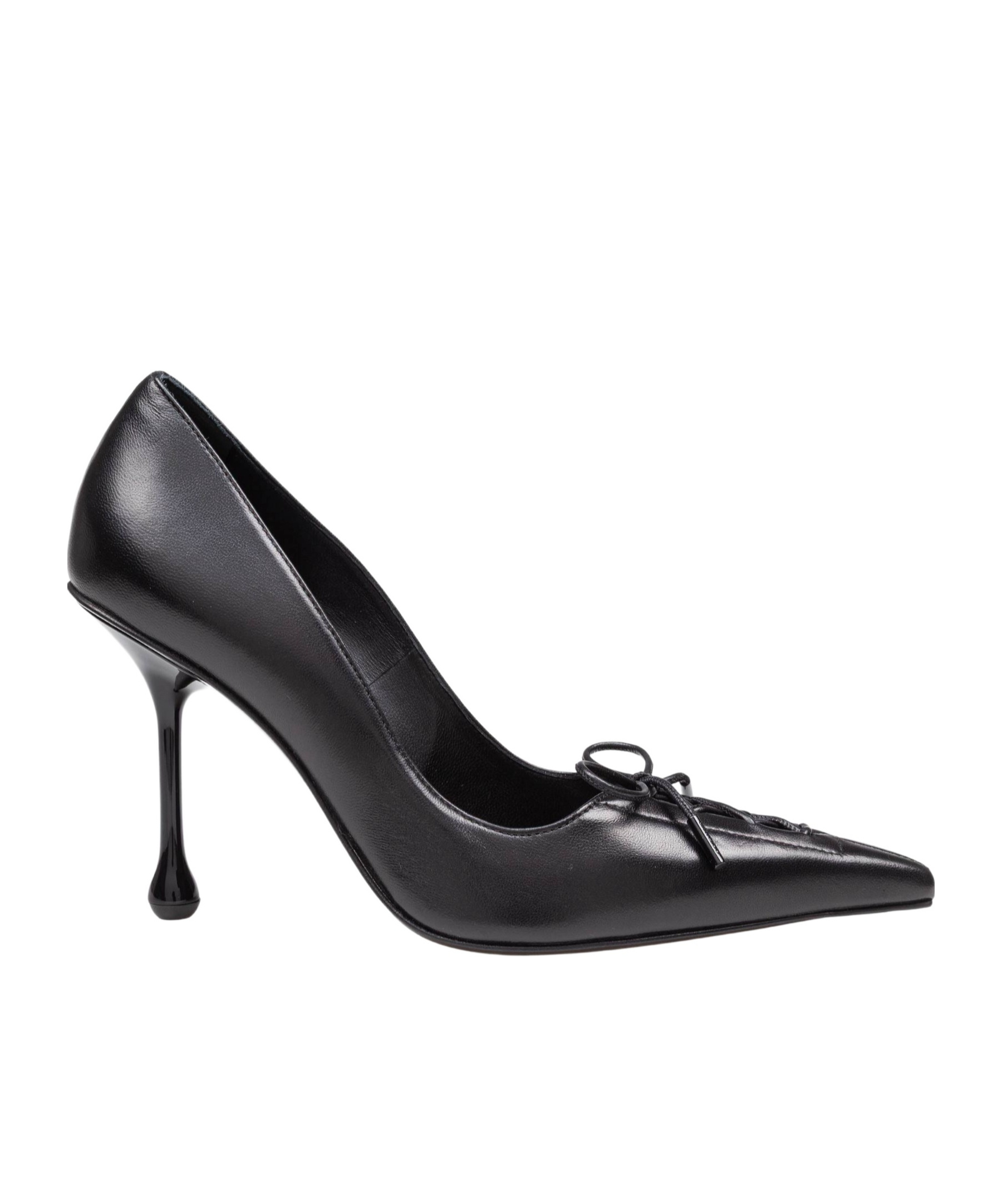 Jimmy Choo Scarlett 95 Pumps With Pointed Toe And Square Cut Design In Black
