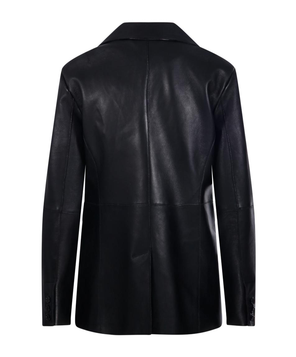 P.a.r.o.s.h Flap Pocket Jacket With Long Sleeves And Lapels In Black