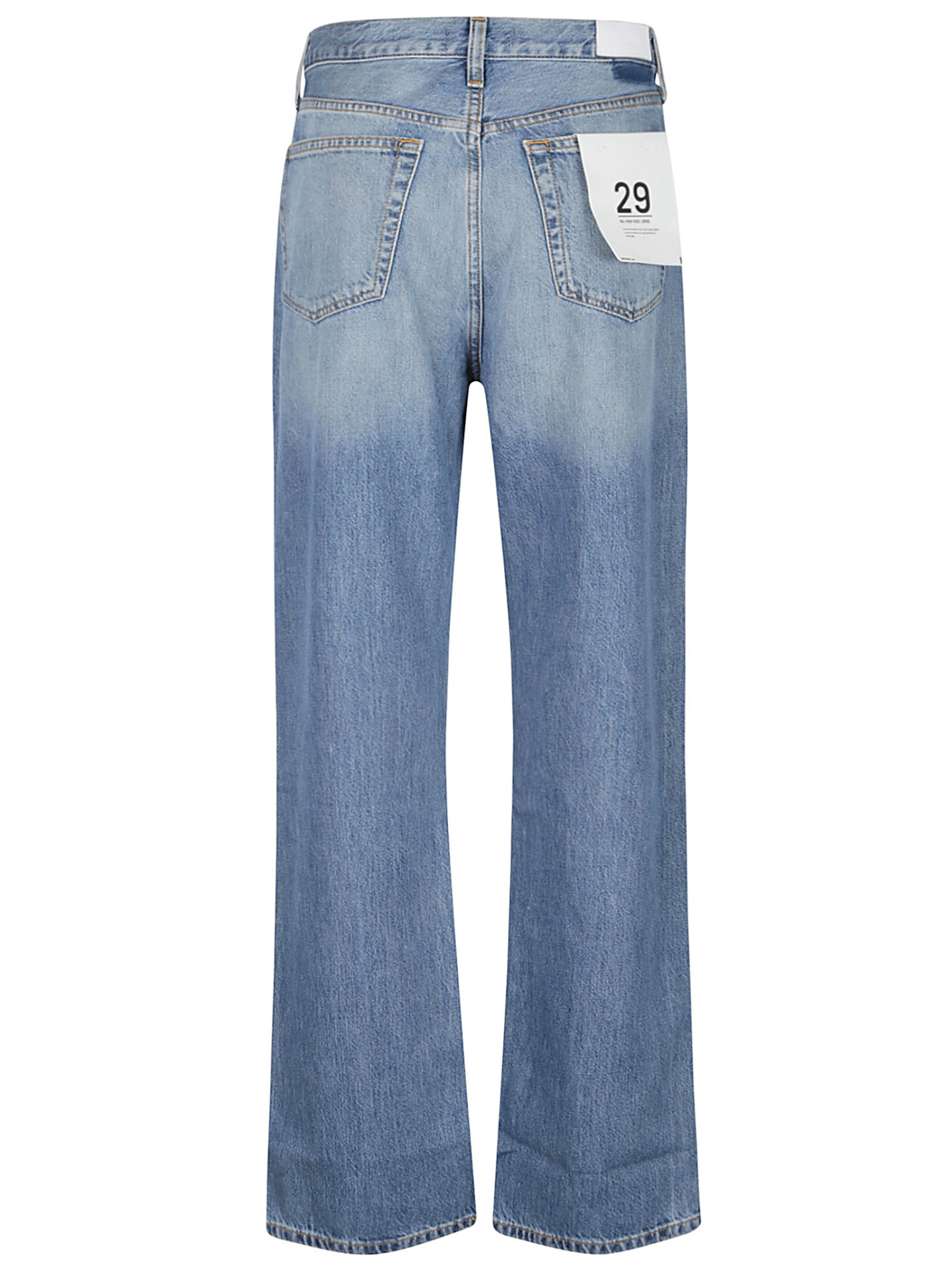 Re/done 90s High-rise Straight-leg Jean S In Blue