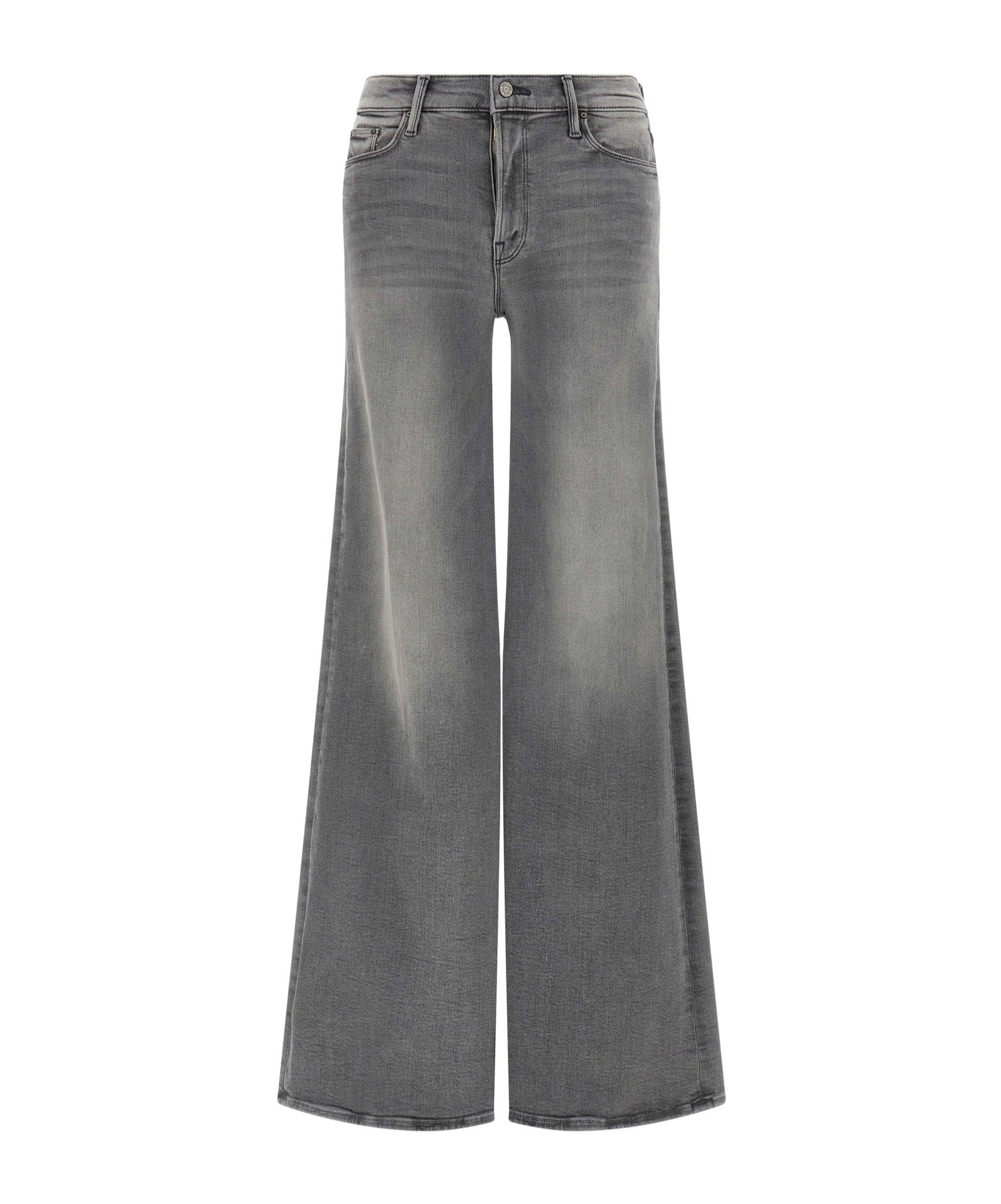 Mother The Twister Heel Denim Jeans In Gray