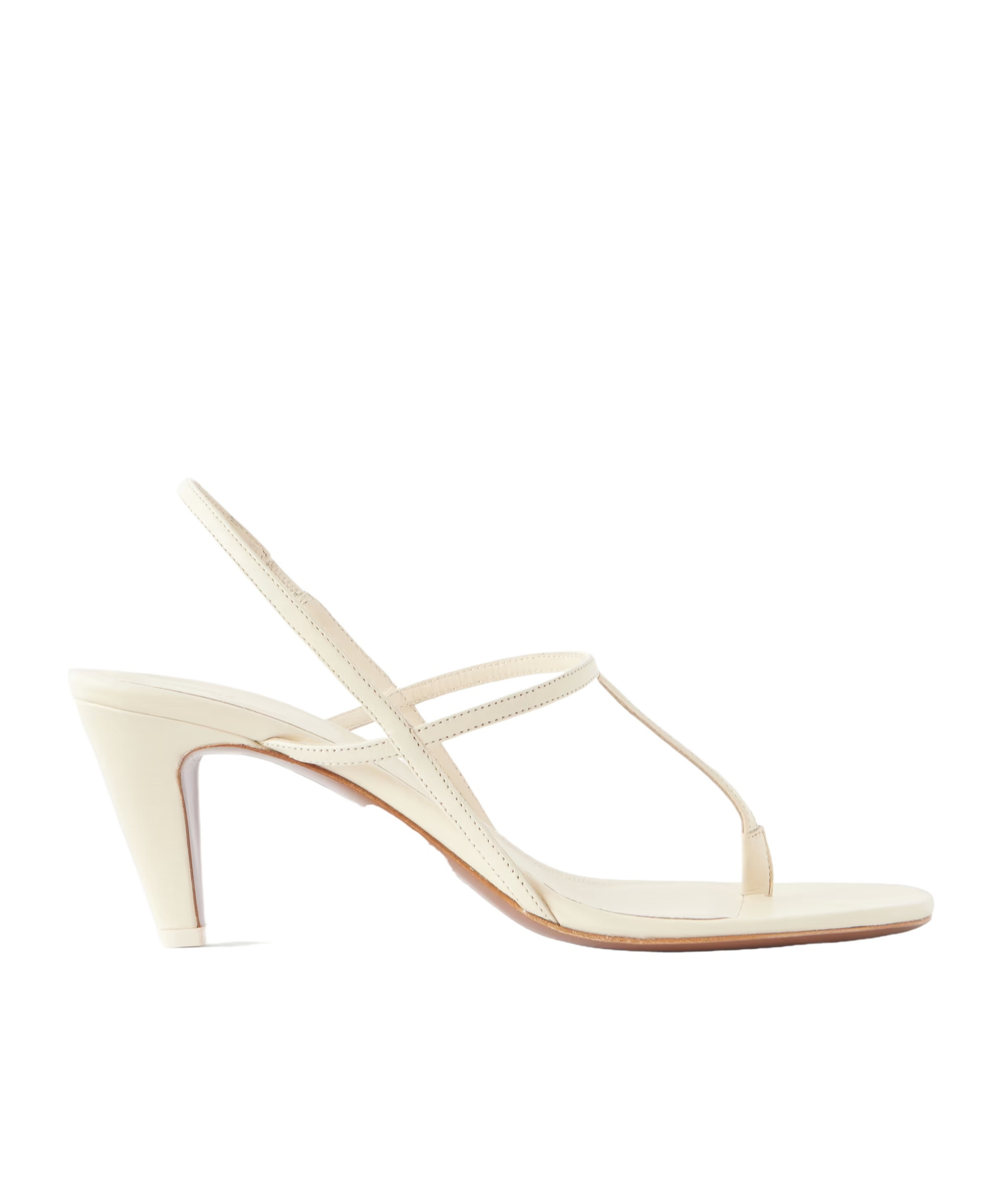Neous Cream Strappy Heeled Sandals In Neutral