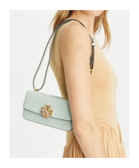 Tory Burch Eleanor Shoulder Bag In Green