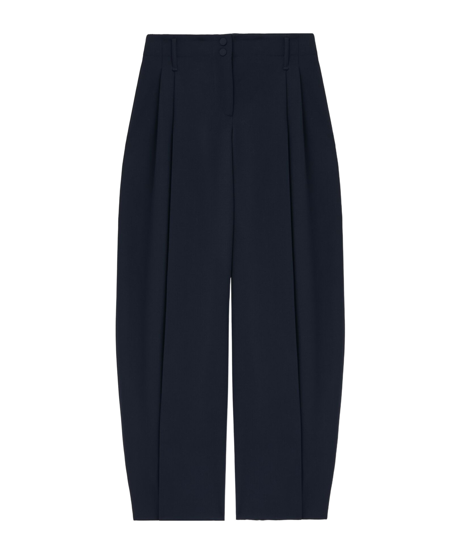 Alexander Mcqueen Women's Wide Leg Tailored Trousers In Navy