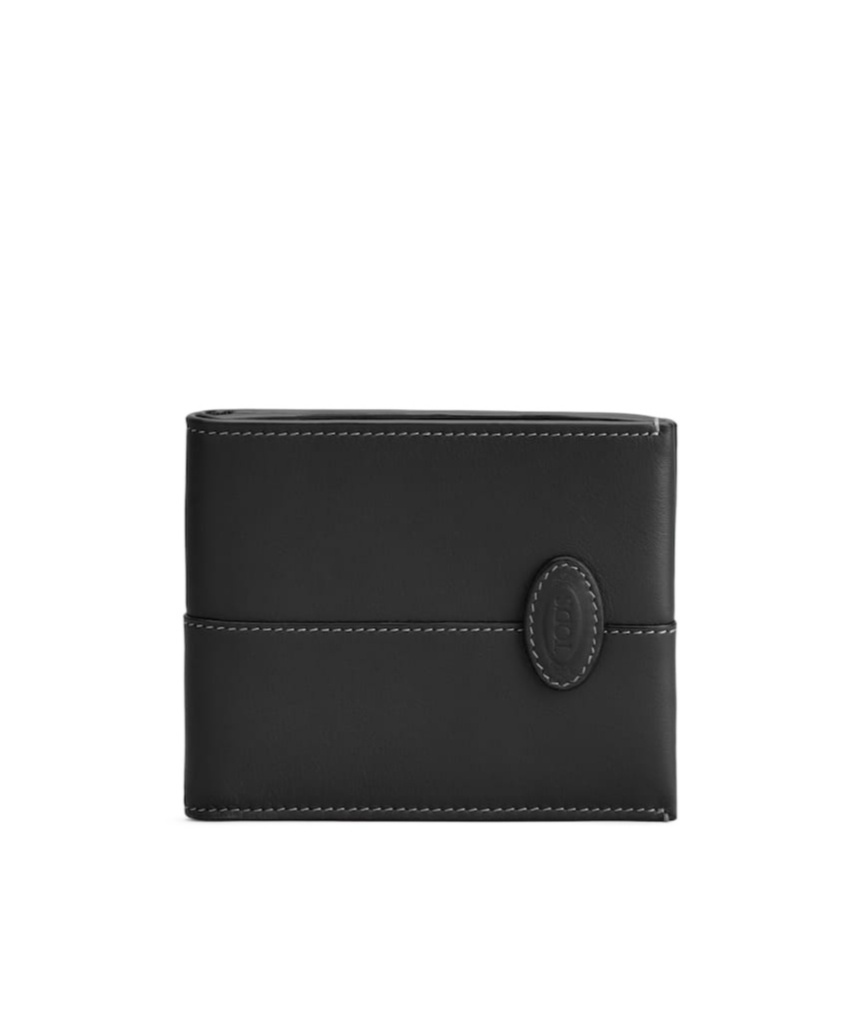 Tod's Leather Wallet In Black