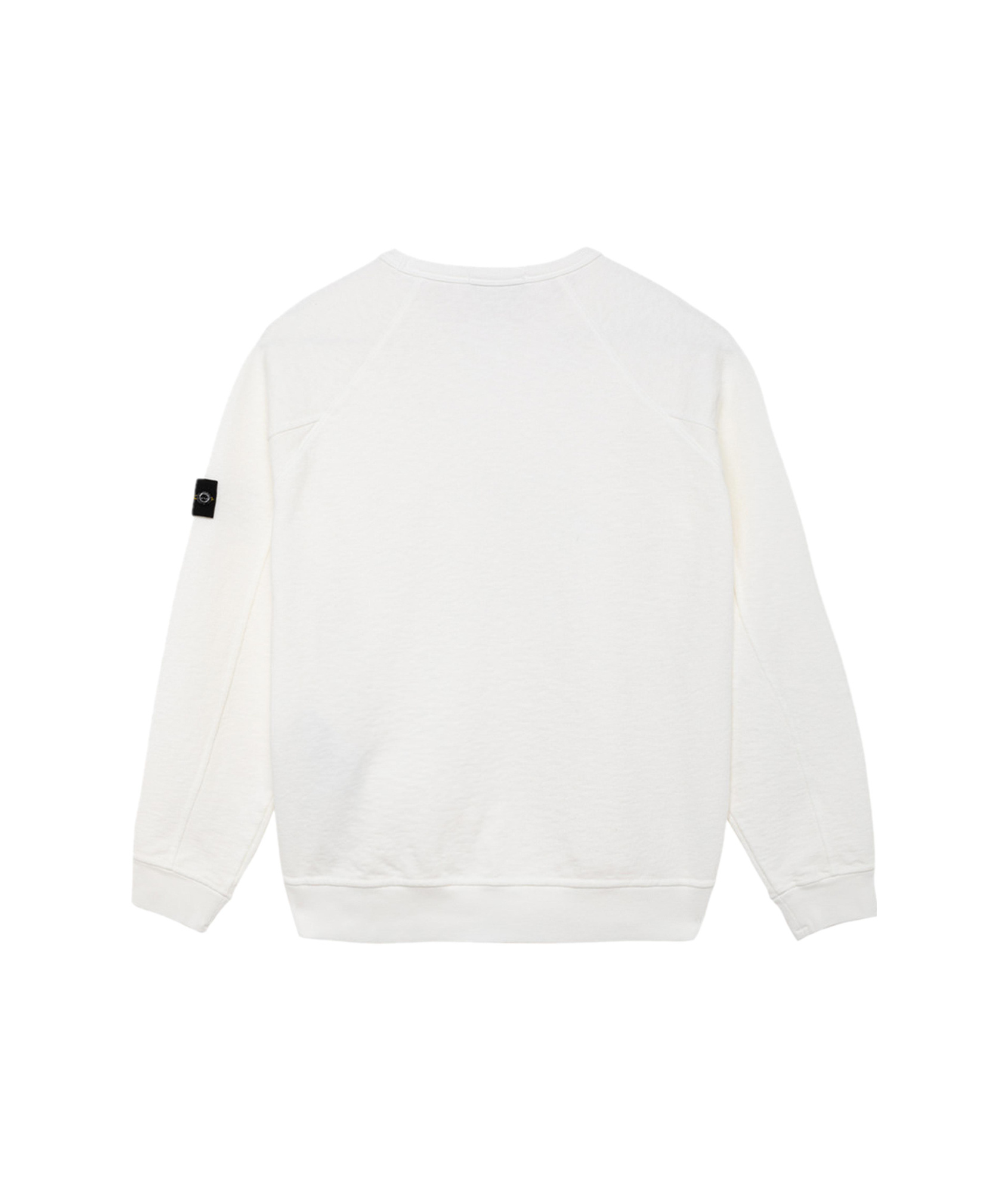 Stone Island Long-sleeved Sweater In White