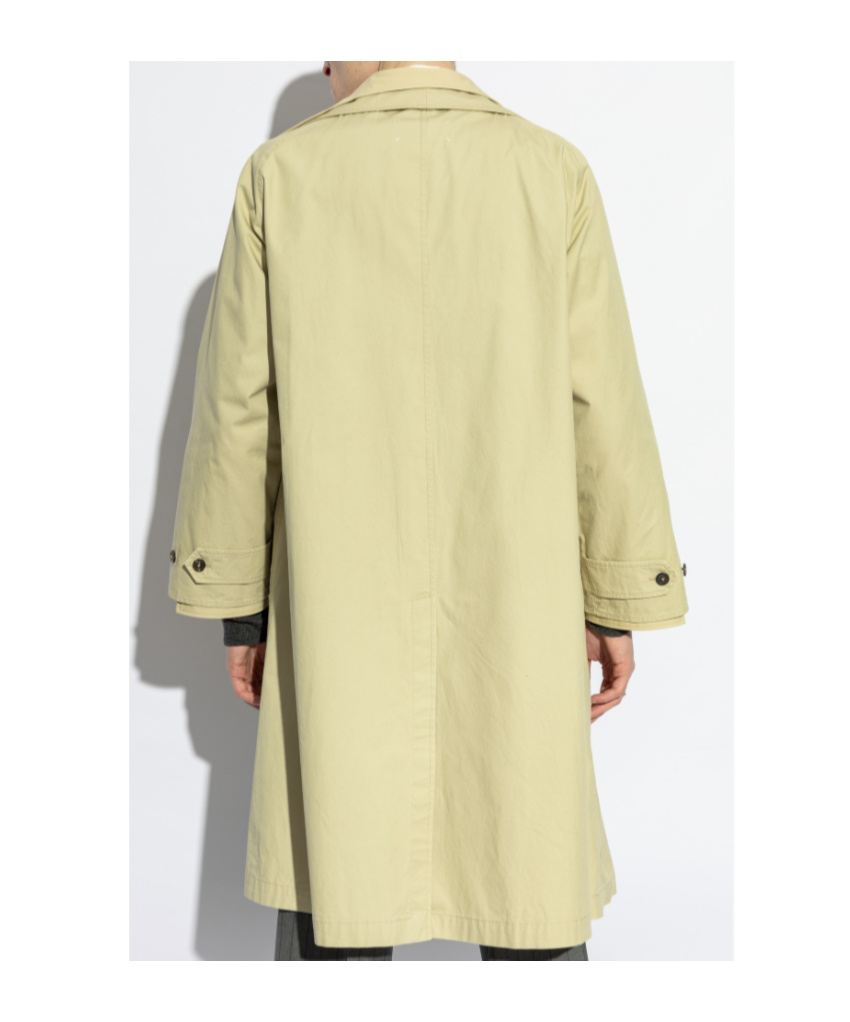 Maison Margiela Trench Coat In Nude