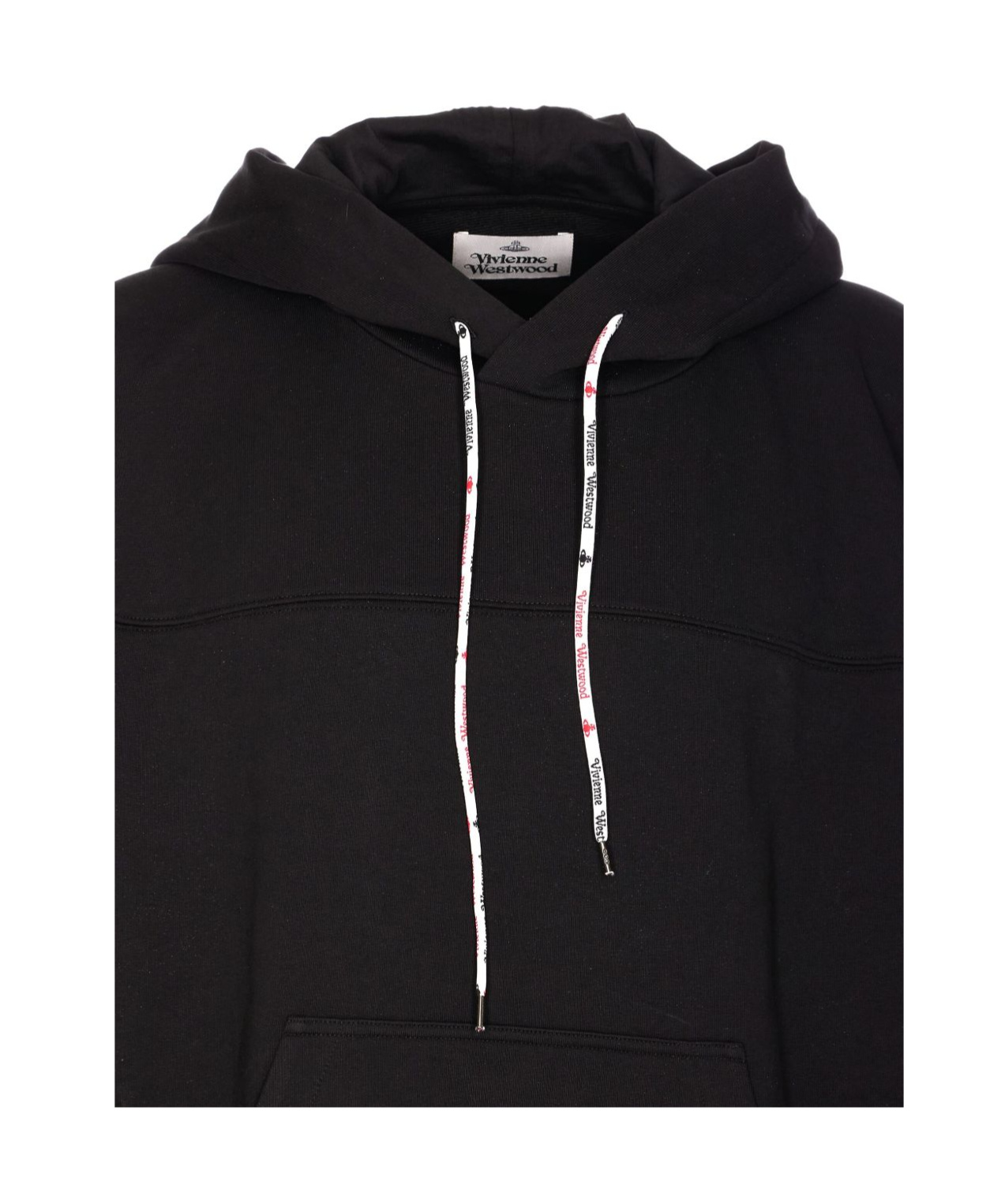 Vivienne Westwood Sweatshirt Hooded Pouch Pocket In Black