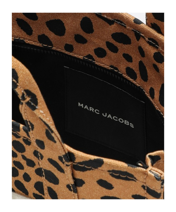 MARC JACOBS MARC JACOBS THE CHEETAH LOGO EMBROIDERED MEDIUM TOTE BAG