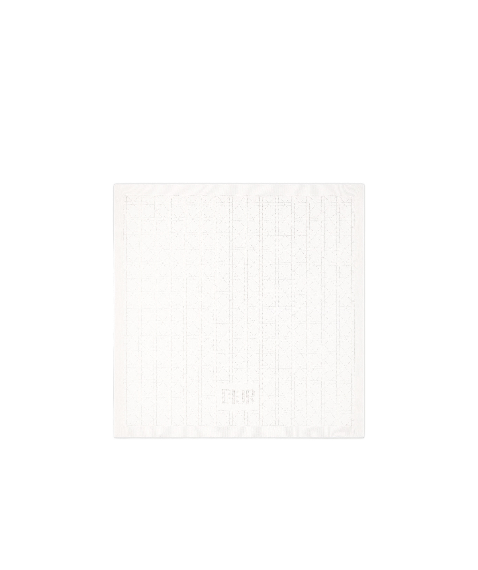 Dior Baby Blanket In White