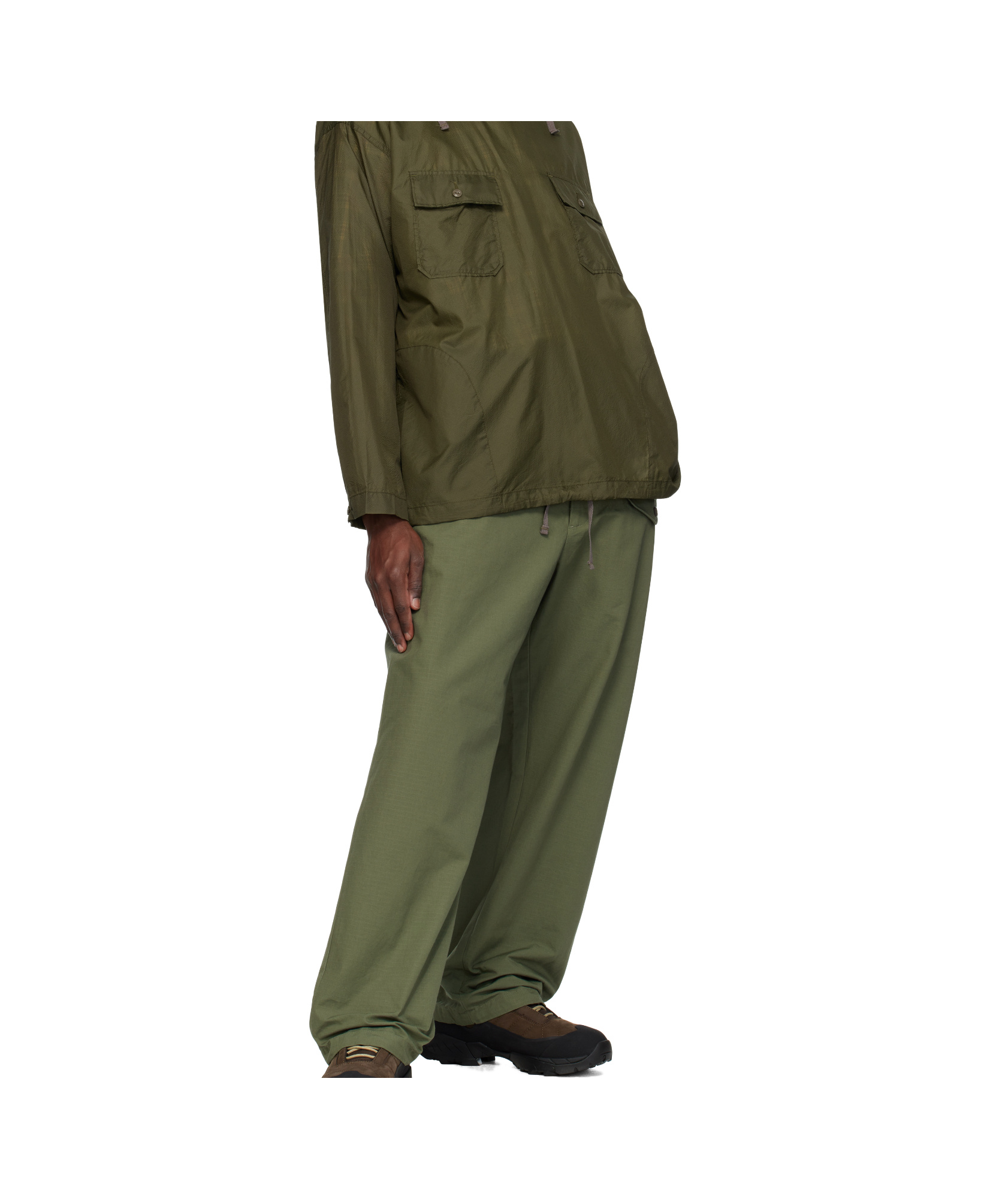 Engineered Garments Belt Loops Slacks In Khaki