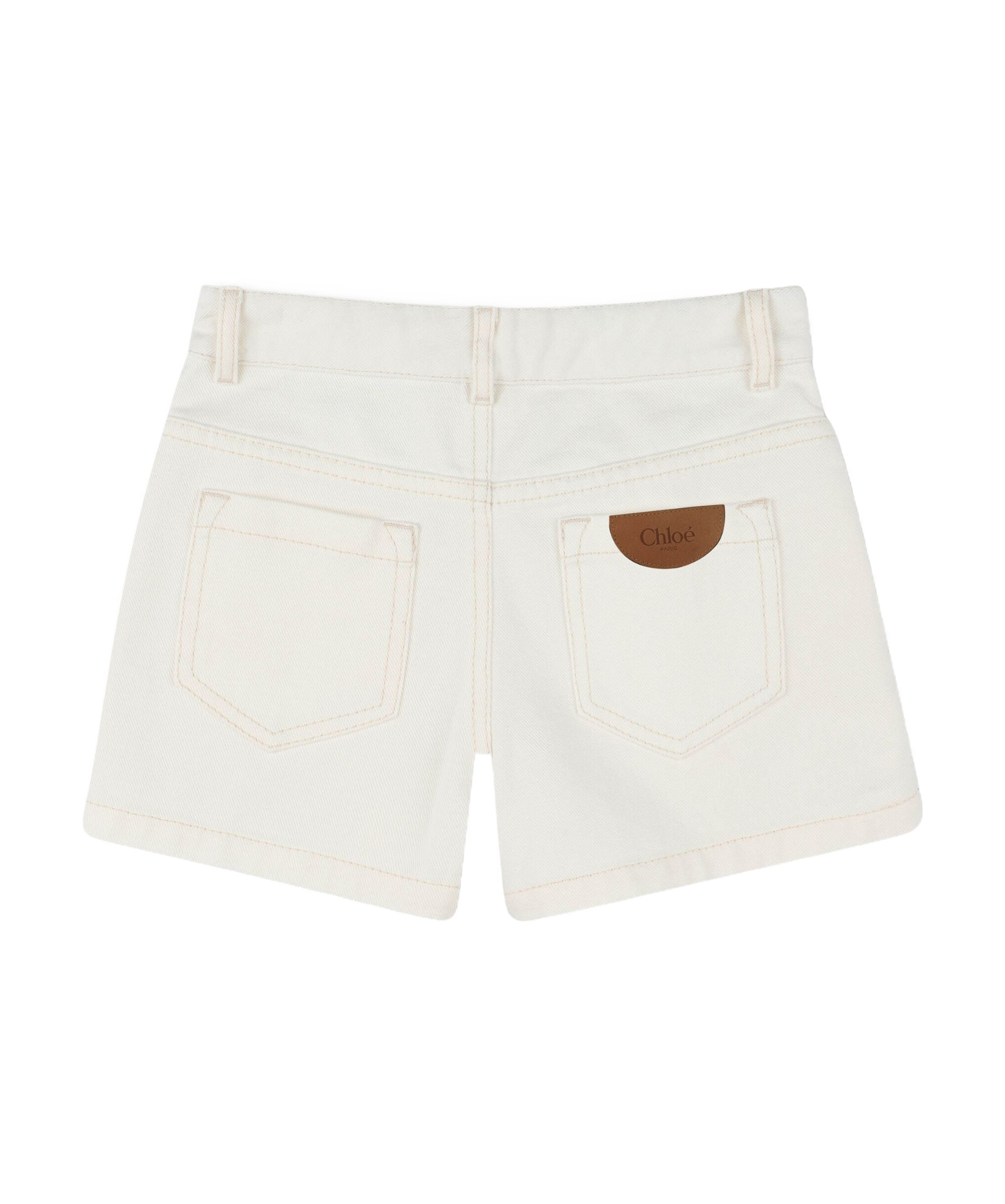 Chloé Cotton Shorts In White