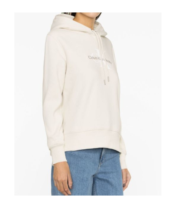 Shop Calvin Klein Long-sleeved Sweater In White