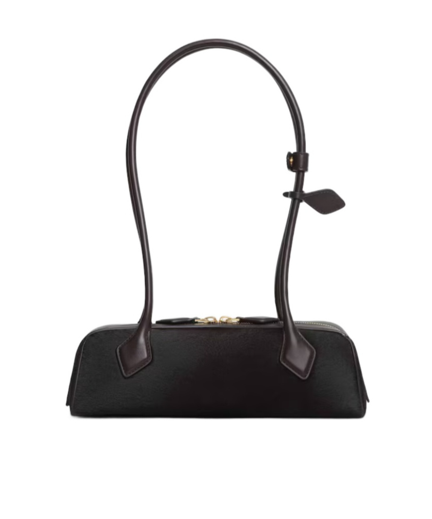 Alaïa Le Teckel Small Bag In Haircalf In Brown