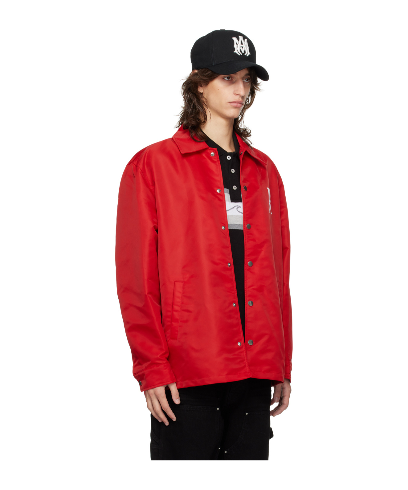 AMIRI LOGO LAPEL CASUAL JACKET