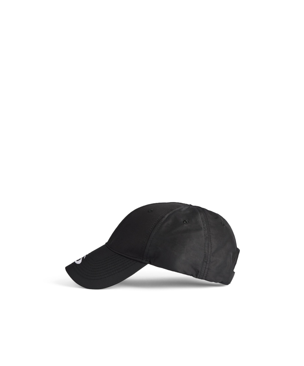 Balenciaga Perforated Trucker Cap In Black In Black