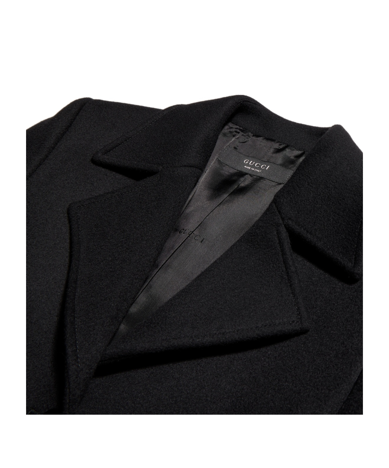 Gucci Coat With Tag In Black