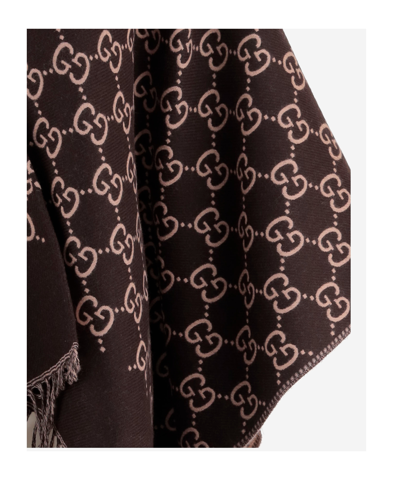 Gucci Gg Pattern Shawl In Multi