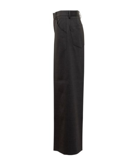 Philosophy Di Lorenzo Serafini Wide-leg Cotton Stretch Pant In Black