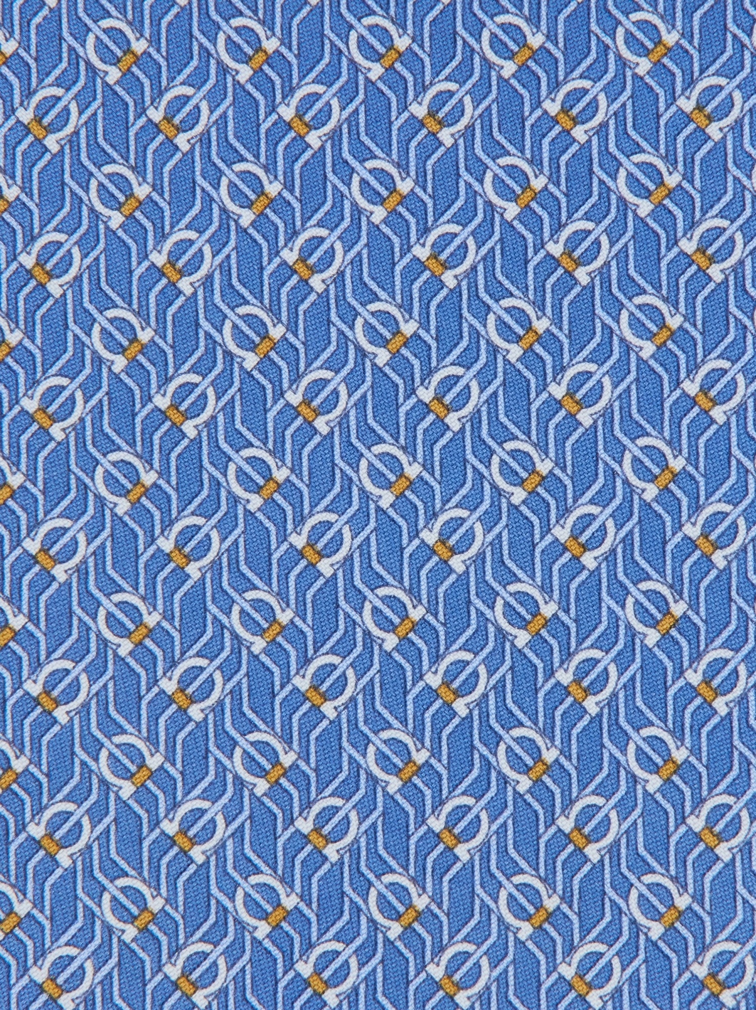 Ferragamo Pointed Tie In Blue