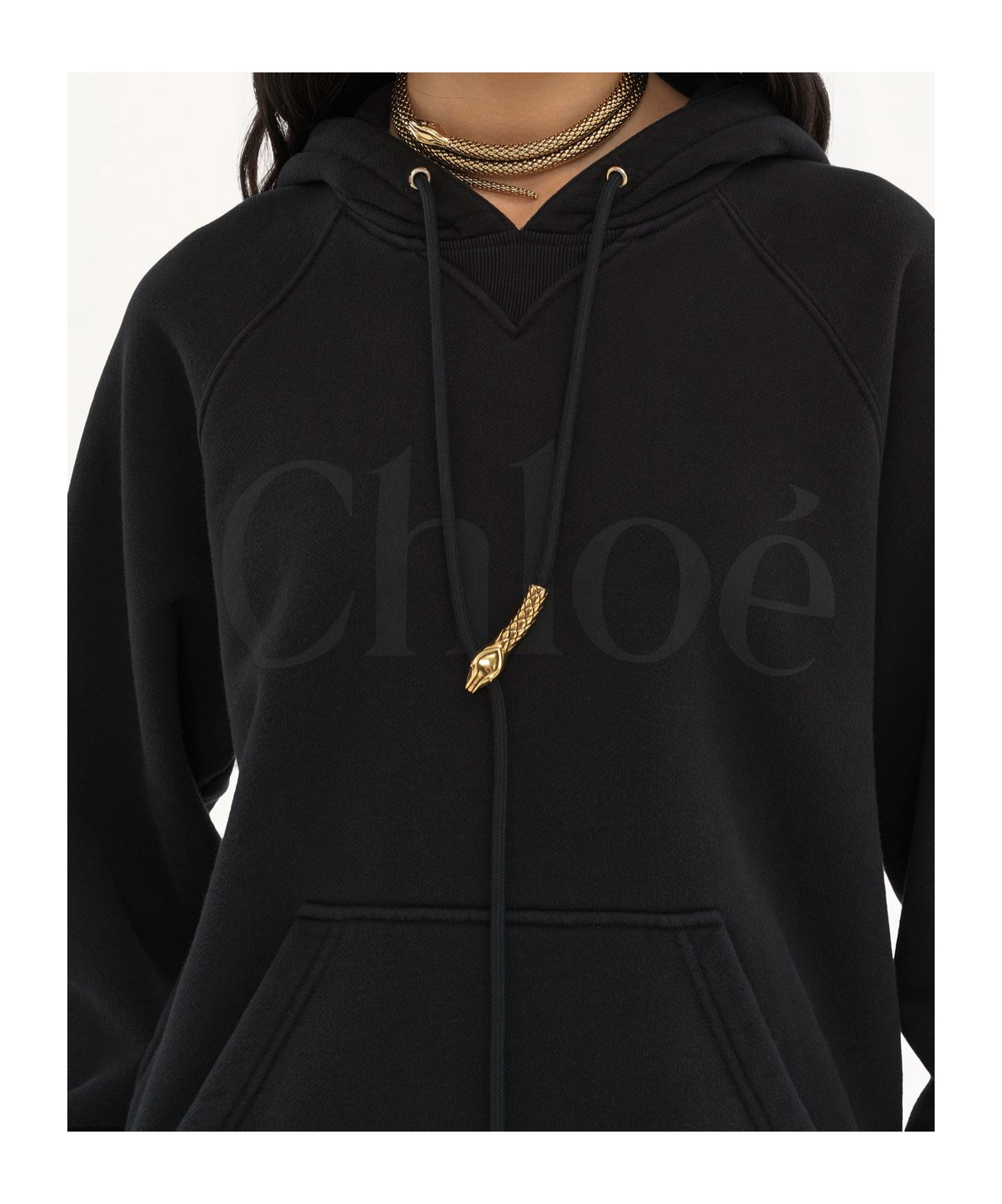 Chloé Long-sleeved Sweater In Black