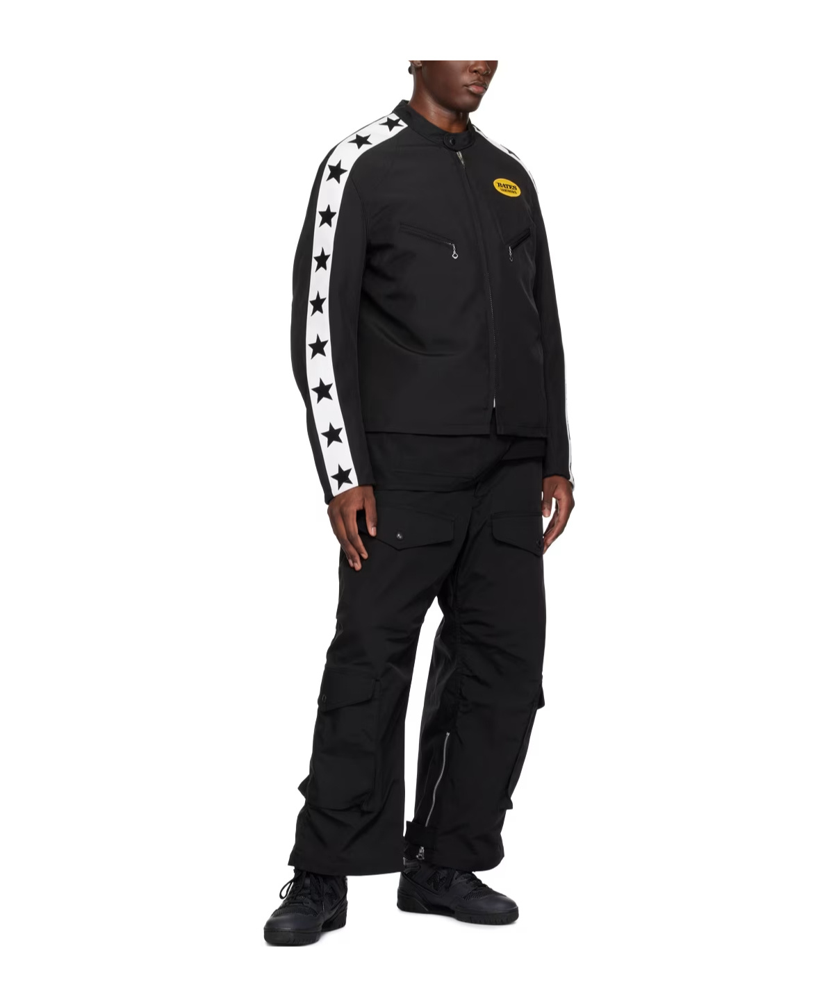 Junya Watanabe Man X Bates Joint Long-sleeved Casual Jacket In Black