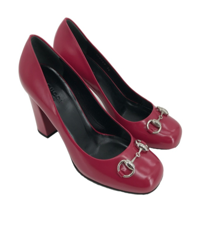 Gucci Thick Heels In Red