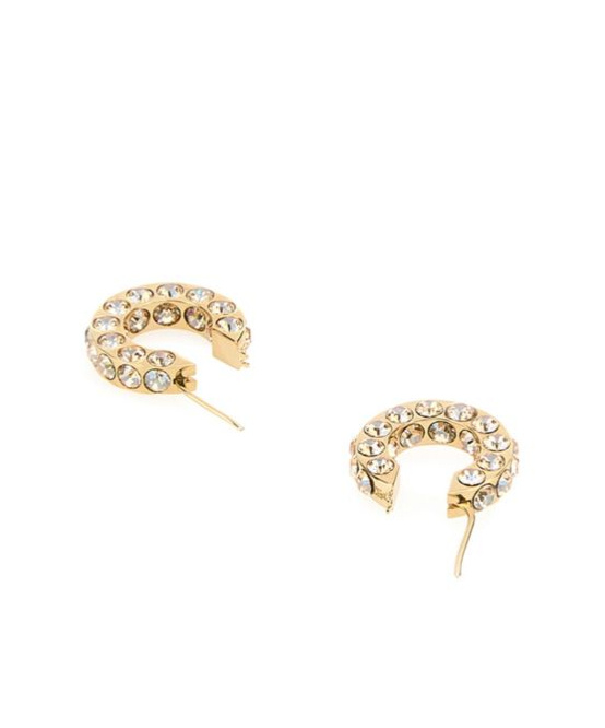 Amina Muaddi Little Jaheel Earrings In Yellow