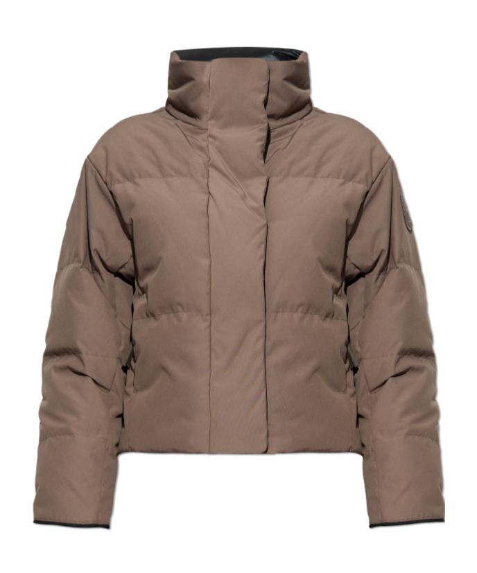 Canada Goose Long-sleeved Stand-collar Down Jacket In Gray