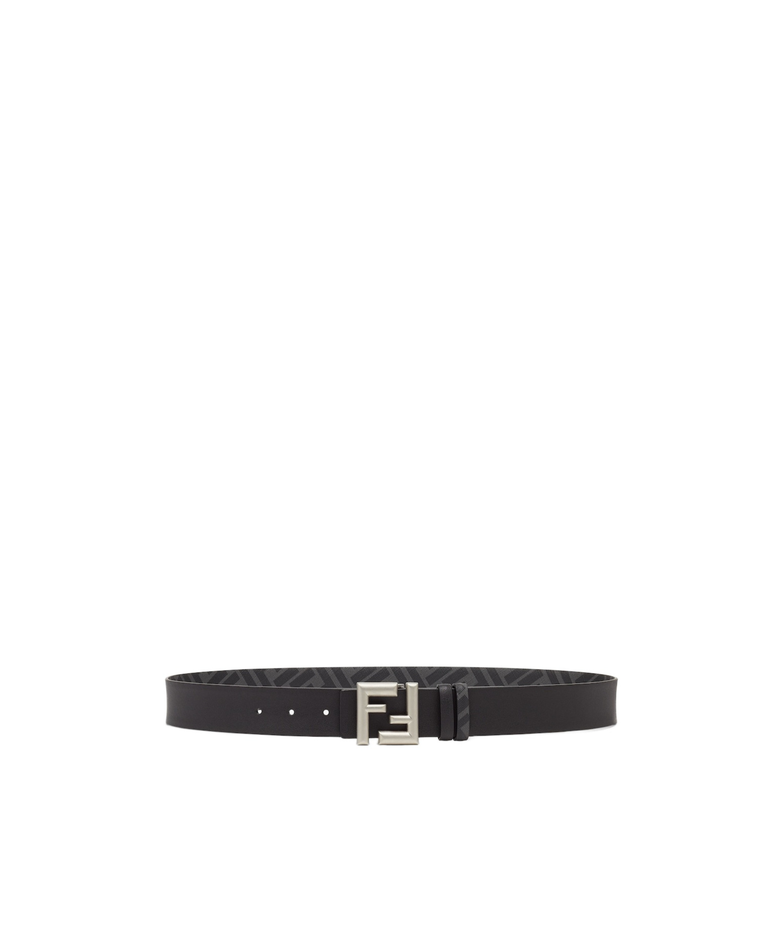 Fendi Cintura Reversibile Ff In Black