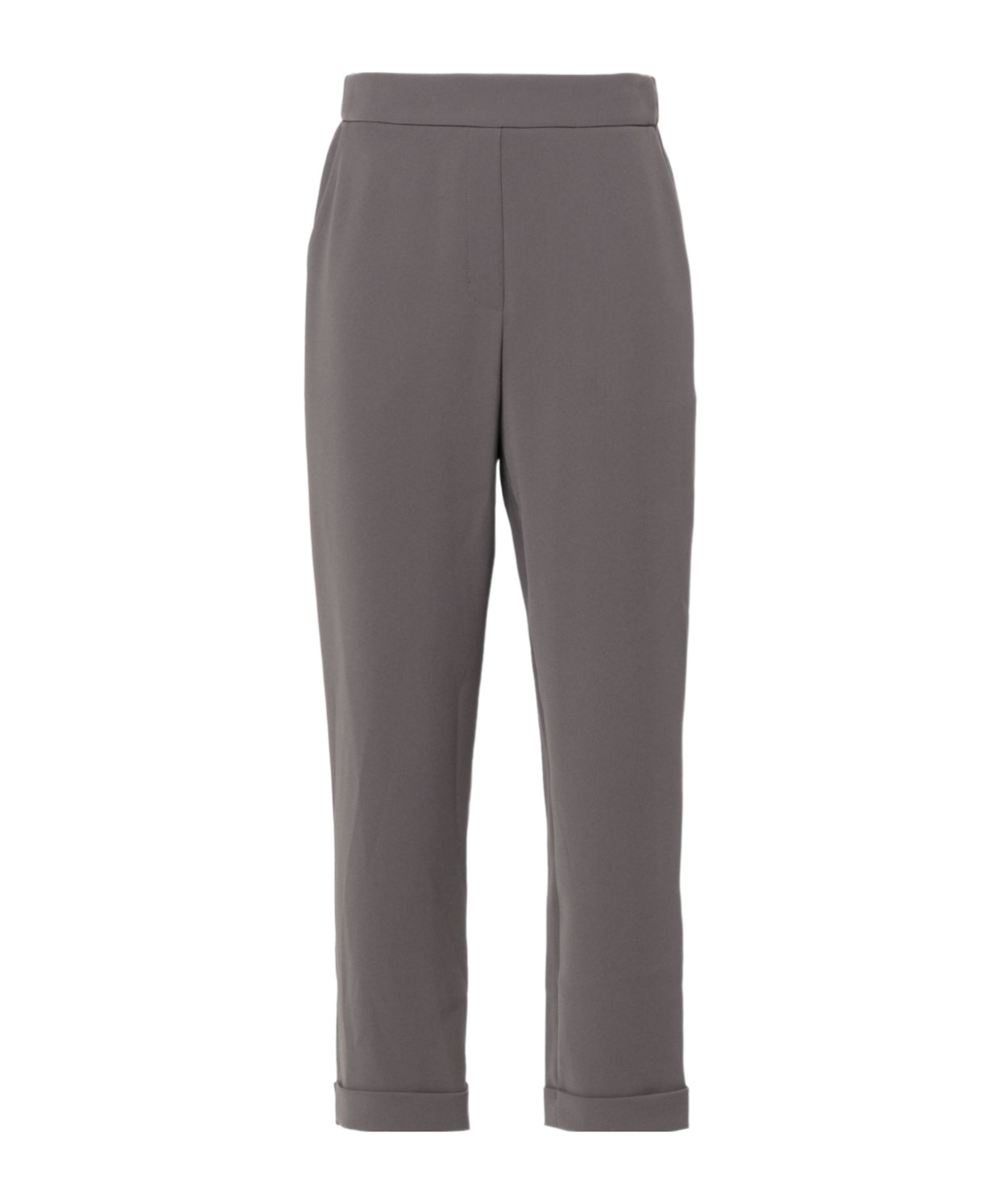 P.a.r.o.s.h Straight Trousers With Mid-rise And Tapered Leg