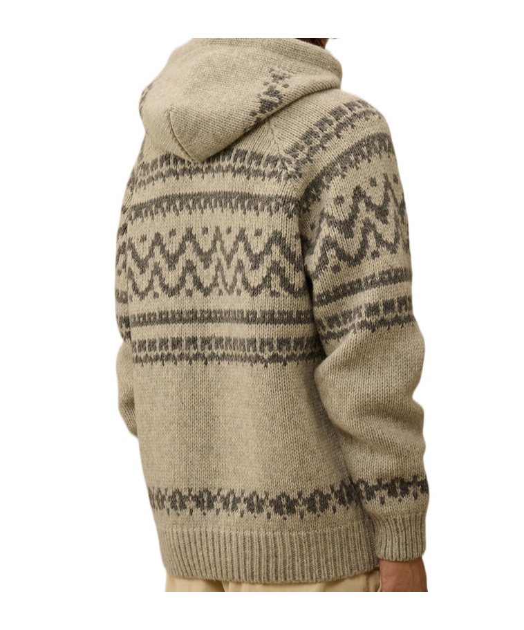 C.p. Company C.p.company Patterned Knitted Hoodie In White