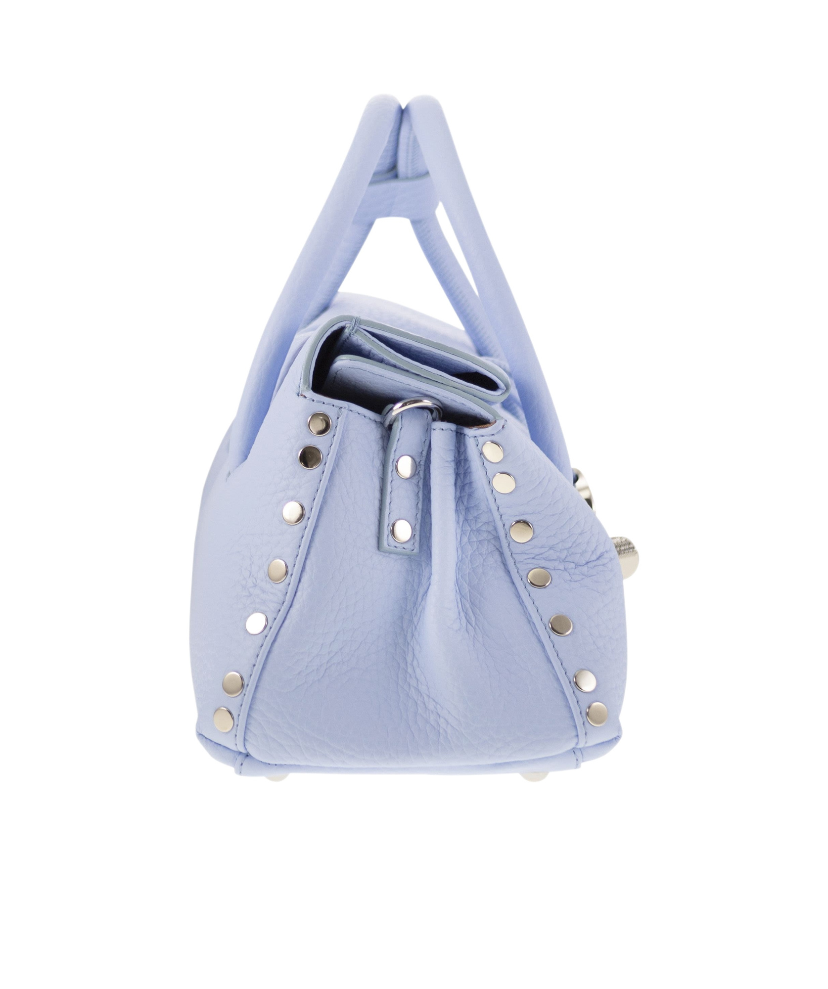 Zanellato Double Handle Shoulder Bag In Blue